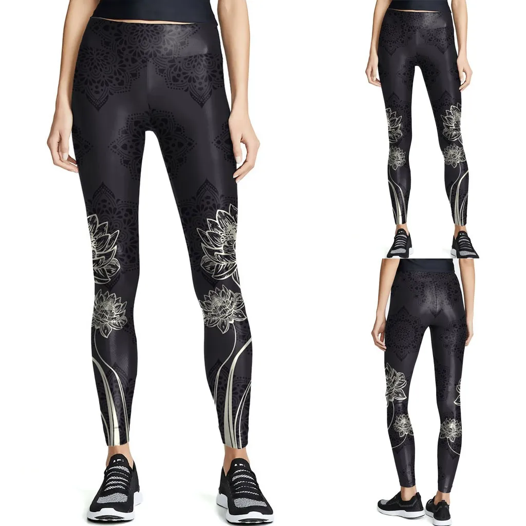 Леггинсы для спортзала женские модные с высокой талией повседневные спортивные