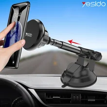 Yesido C41 телескопическая Магнитная автомобильная подставка для Телефона Приборной Панели лобовое стекло присоска Автомобильный держатель для iPhone samsung автомобильный держатель