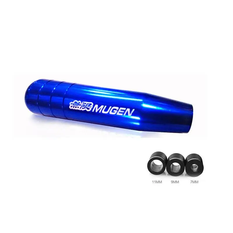HiMISS Универсальный 13 см/17 см длина ручная ручка переключения рулевого механизма автомобиля алюминиевый сплав гоночный рычаг ручного переключения Mugen - Название цвета: Blue 170mm