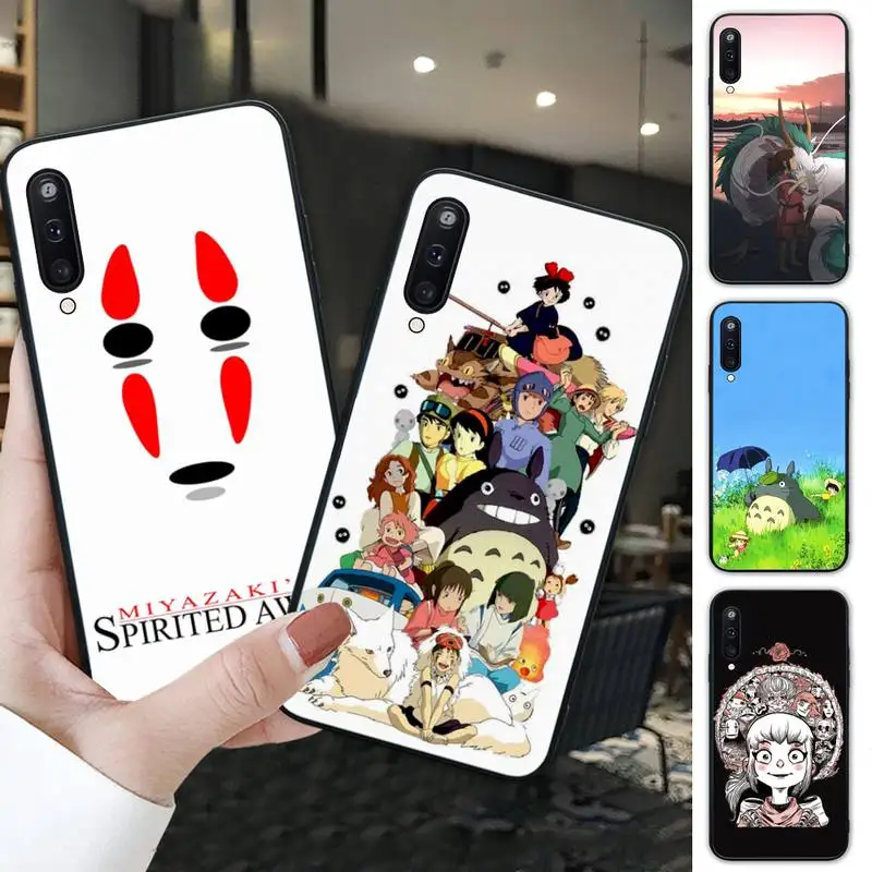

Spirited Away Anime Black Silicone Cover Case For Samsung Galaxy M 30S A6 A7 2017 2018 A10 A20 E A30S A40 A50 A70 A80 Funda