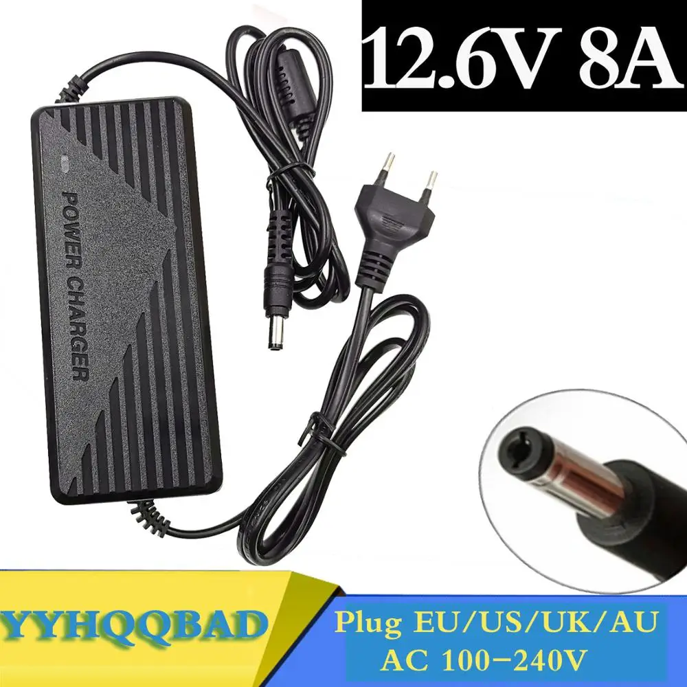 12 6 V 8A 18650 литиевая батарея зарядное устройство для 3S 10 8 11 1 12V литий-ионная Быстрая