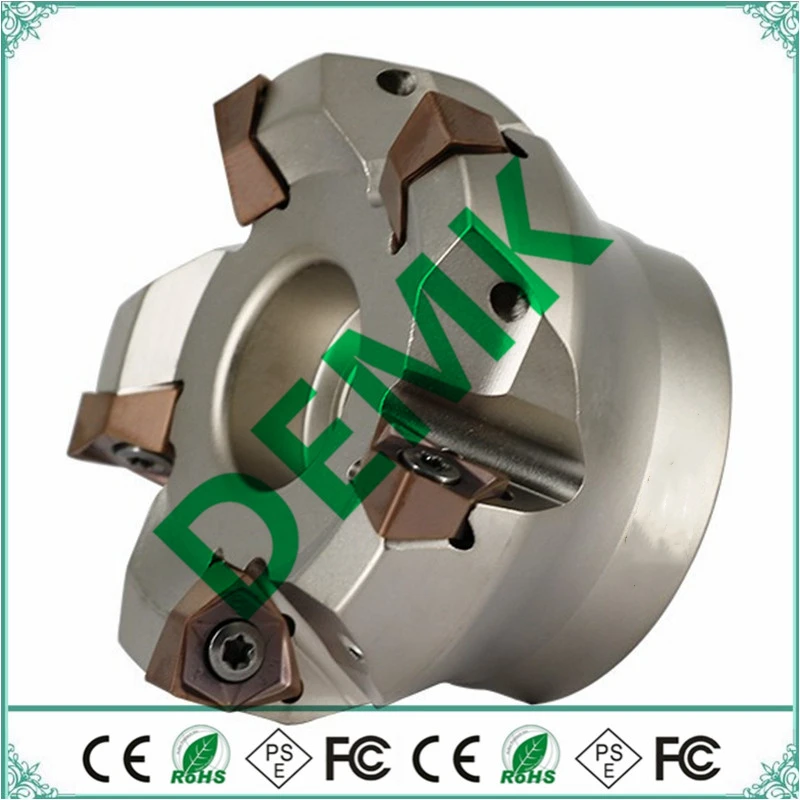 MFWN90 50-22-4T 63-22-5T 80-27-6T 100-32-7T CNC Milling cutter knife dish Use insert WNMU080608-GM CNC flat milling cutter