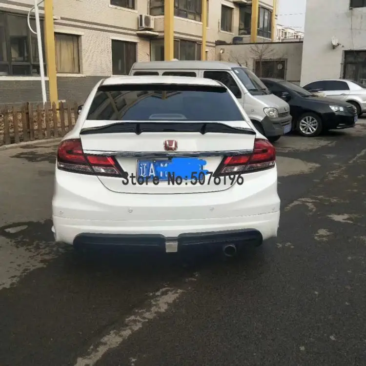 Подходит для Honda Civic 8/9 ABS задний спойлер заднее крыло 2006 2008 2012