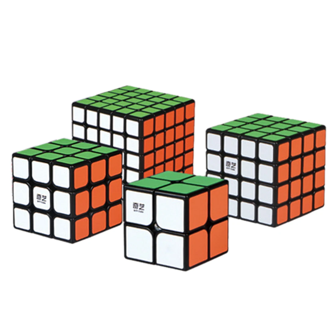 Qiyi набор с положительным заказом Magic Cube включает 2x2 3x3x3 4x4x4 5x5x5 Для Тренировки Мозга