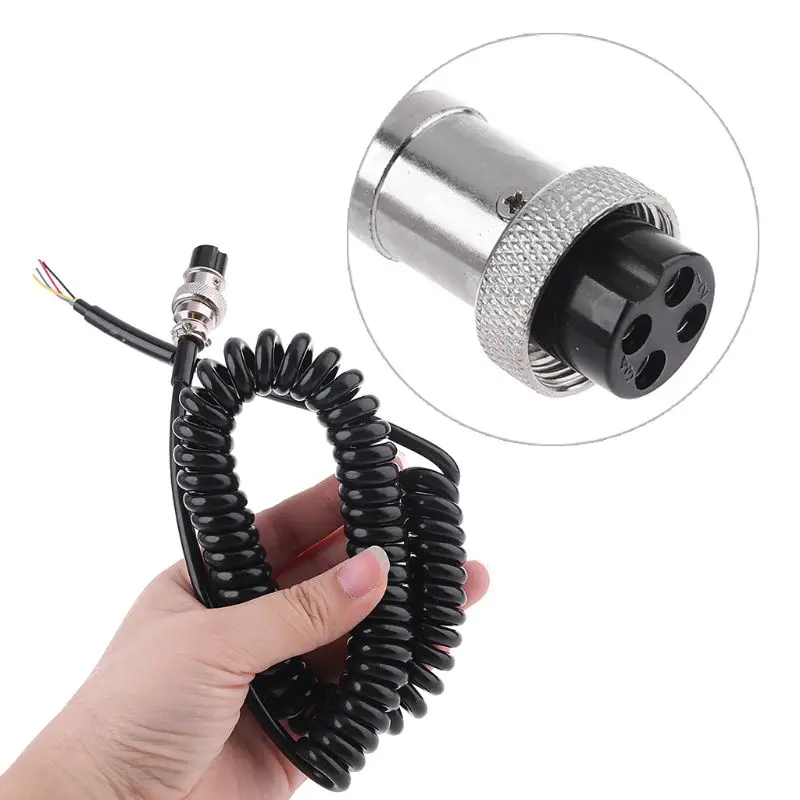 Прочный радио динамик микрофон 4 контактный кабель для Cobra PR550 PR3100 PR4000 mrh100