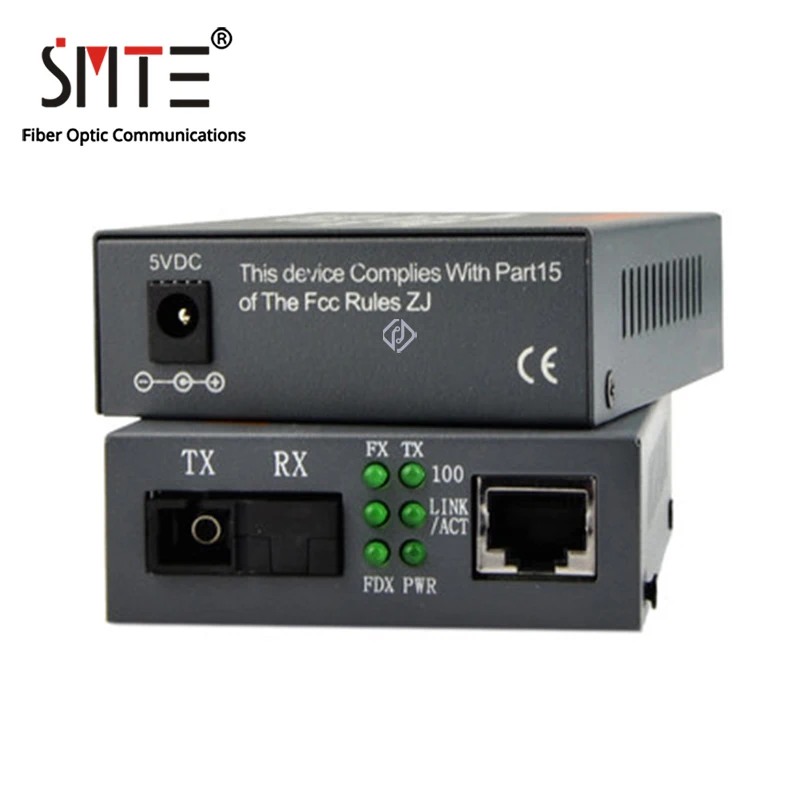 Htb-3100 a - Conversor de Mídia a 1310nm-tx Netlink - 100mbps Único-modo Fibra 1550nm-tx b 25km sc 10 8 Cheap Transceptor de fibra Óptica