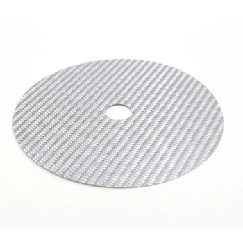 

high performance one piece White CD Tuning Mat Stabilizer Up Grade HIFI clamp, Top Tray Player Carbon Fiber PP01