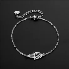  New Fashion Stainless Steel Chain Bracelet For Women Heart Cross Butterfly Pendant Bangles Party Jewelry Accessories Gifts 