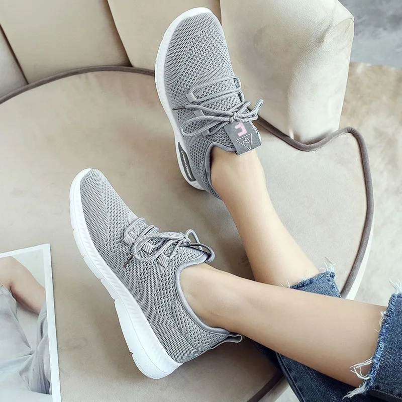 Женская спортивная обувь Zapatos De Mujer Сетчатая дышащая женская для бега без