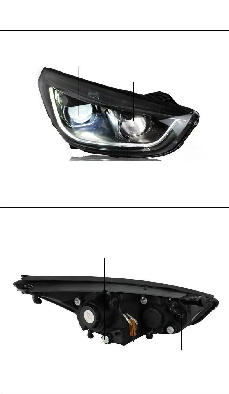 Luces Стайлинг Neblineros Para Авто внешний аксессуар Drl светодиодные фары автомобиля фары в сборе 10 11 12 13 14 15 для hyundai IX35