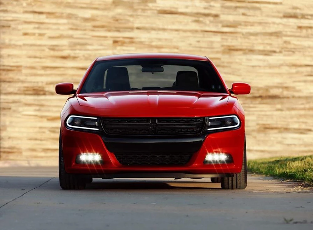 Для Dodge charger фары автомобиля прозрачные линзы Авто оболочка Крышка