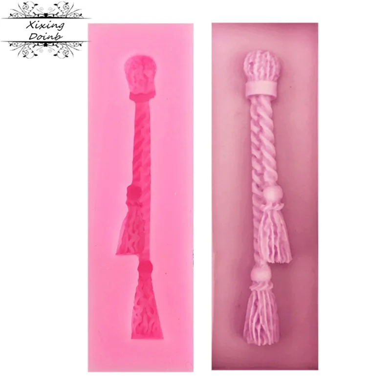 DIY curtain hemp rope shape silica gel mold fudge cake decoration tool cake frame lace mold kitchen accessories