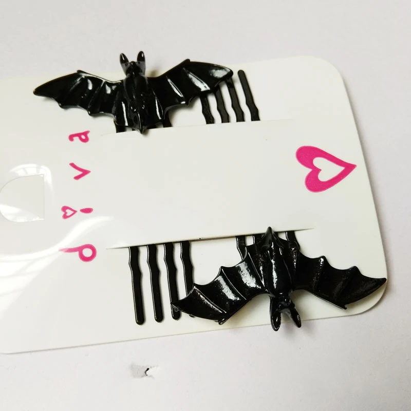 Black Bat Hairpin Image 6