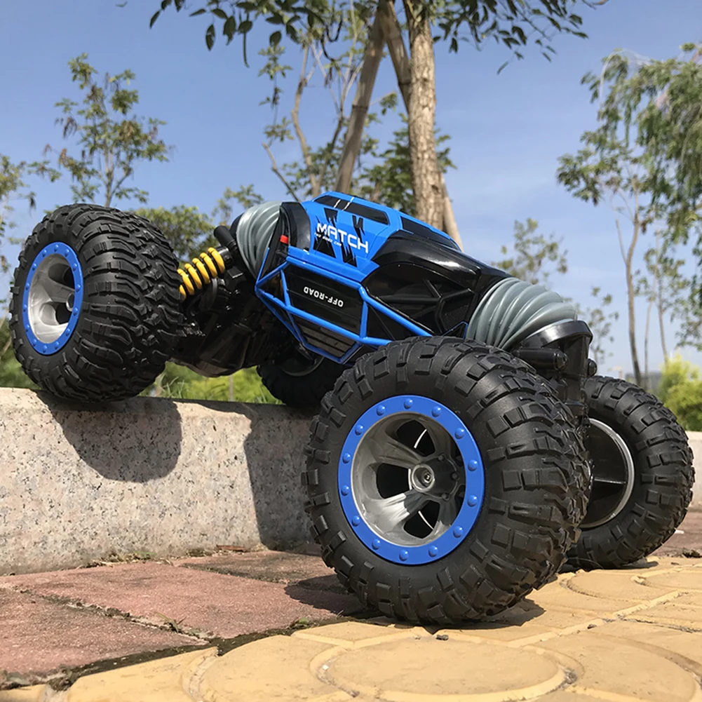 RC автомобиль 4WD грузовик весы двухсторонний 2,4G один ключ трансформация вездеход варанид скалолазание автомобили Дистанционное управление автомобиль игрушка