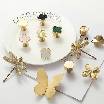 

Various shape/Green Brass Round Cabinet Door Knobs and Handles Furniture Hardware/Cupboard Wardrobe Drawer Pull pink Handle