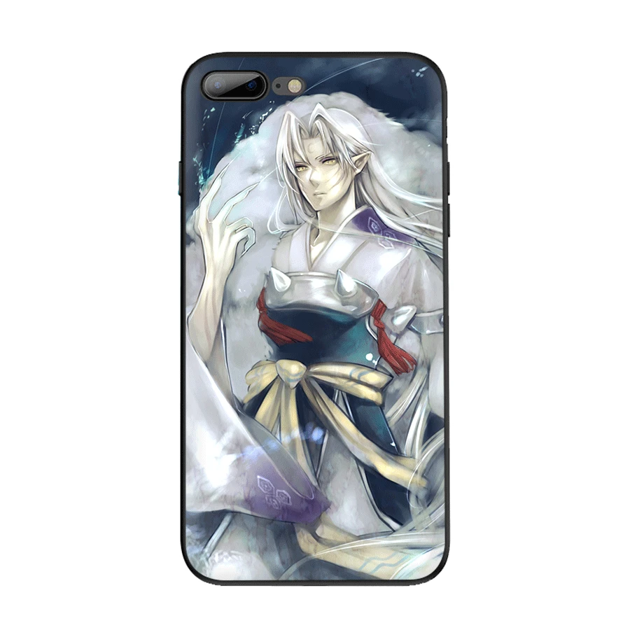 Чехол для мобильного телефона iPhone 5 5S SE 6 6s 7 8 Plus iPhone 11 Pro X XR XS Max XR Защита Крышки Инуяша сесшомару - Цвет: B11