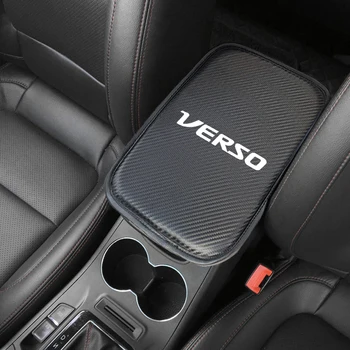 

PU Leather Car Armrest Mat Box Cover Auto Arm Rest Covers Storage for Toyota Verso Car-styling Auto Accessories