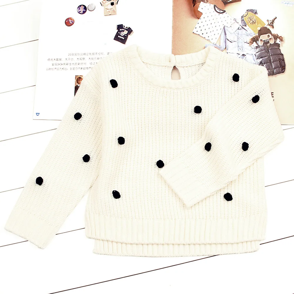 New Floral Cute Comfortable Toddler Girls Boys Kids Baby Sweater Knit Pullovers Warm Coat Outerwear Clothess 905