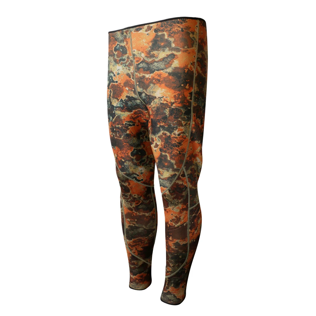 Camouflage Super Stretch Neoprene Dive Surf Spearfishing Swim Wetsuit Long Pants Wetsuit Long Pants for Water Sports