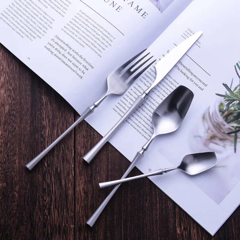 Cutlery Set 24pcs 304 Stainless Steel Western Style