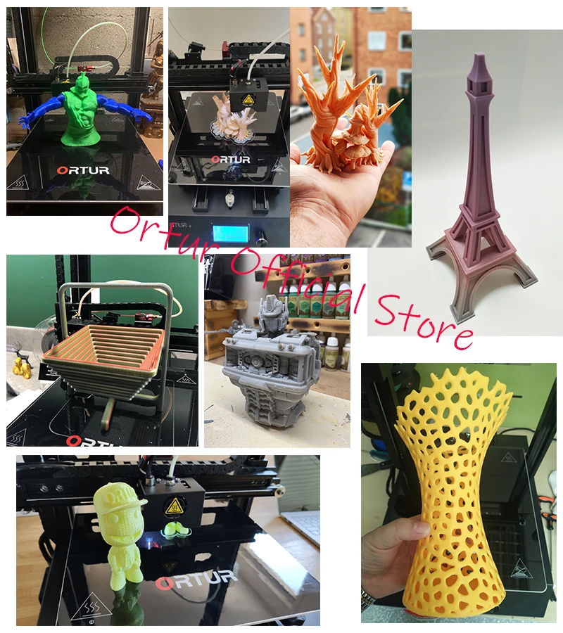 Модернизированный Ortur V1 V2 Imprimante 3D термистор обеспечен со строгой тепловой защитой от сбежания линейный рельс Ortur 3D принтеры