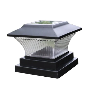

Solar Power LED Pillar Lamp Outdoor Garden Fence Lamp Yard Post Cap Lights Garden Security Lamp Solar Light Cold White