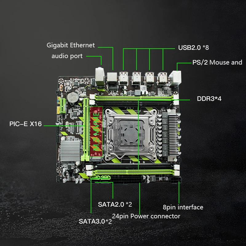 X79 motherboard LGA2011 Sever Motherboard support
