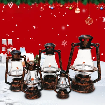 

Multi-specification barn lanterns do not glow home decoration room party baron lanterns Christmas lights children mini oil lamps