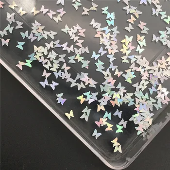 

20g/Pack 3mm Butterfly Ultrathin Sequin loose Sequins PET Paillettes for Nails Art manicure/wedding confetti
