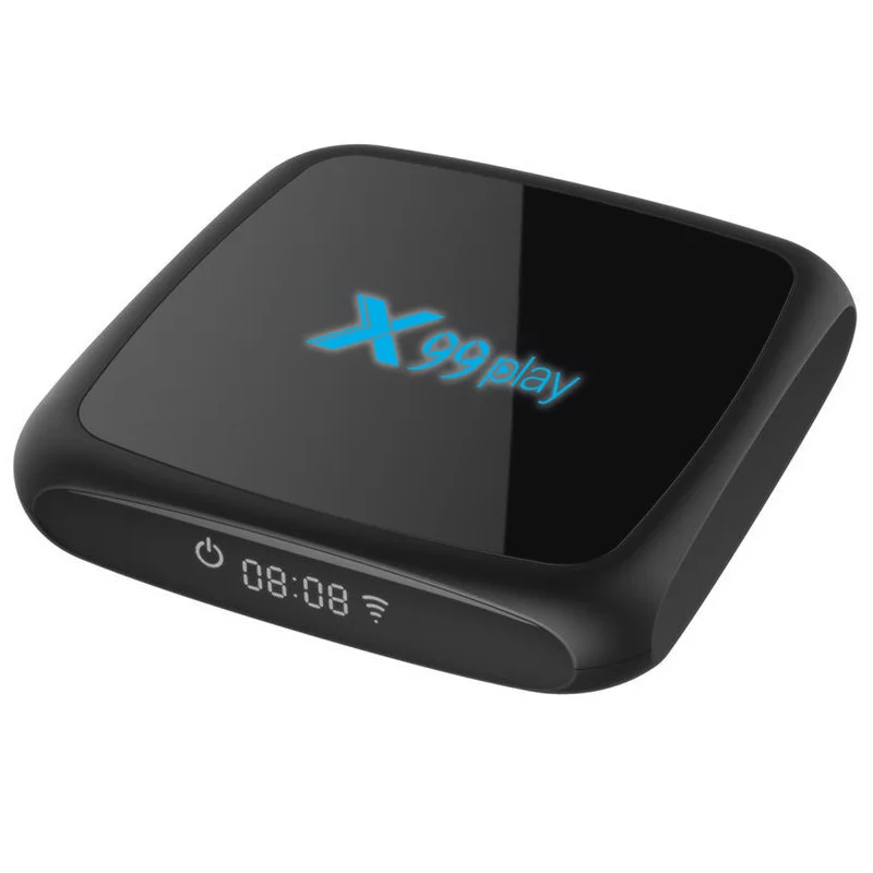 ТВ приставка X99 Play Android 9,0 RK 3318 2,4G+ 5G 4GB 64GB WiFi 100Mbps USB3.0 4K VP9 телеприставка