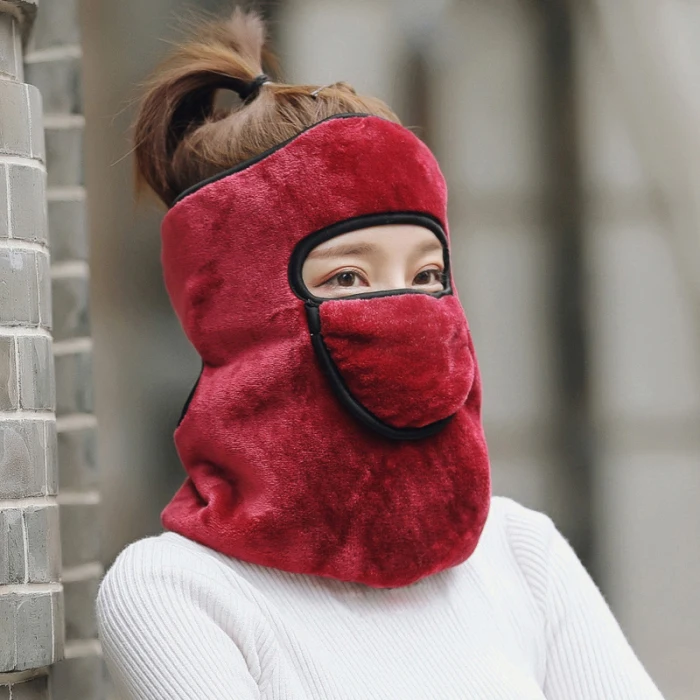 Зимние Теплые Маски шеи уха протекторы дышащий Coldproof ветрозащитный Открытый маски со ртом для лица FOU99