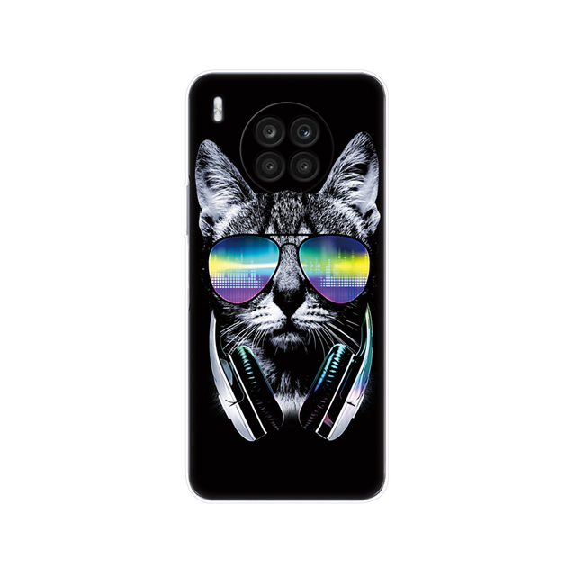 Honor 50 Lite Case 6.67inch Silicon Back Cover Phone Case For Huawei Honor 50 Lite Soft Case TPU Bumper 50Lite Light Funda