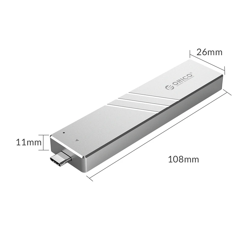 Чехол ORICO 10 Гбит/с M2 NVMe SSD с выдвижным интерфейсом type C USB3.1 UASP M.2 USB NVME корпус для жесткого диска