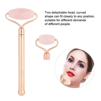 

Jade Stone Face Roller Massager Anti Aging Rose Facial Roller for Slimming Firming MSU88