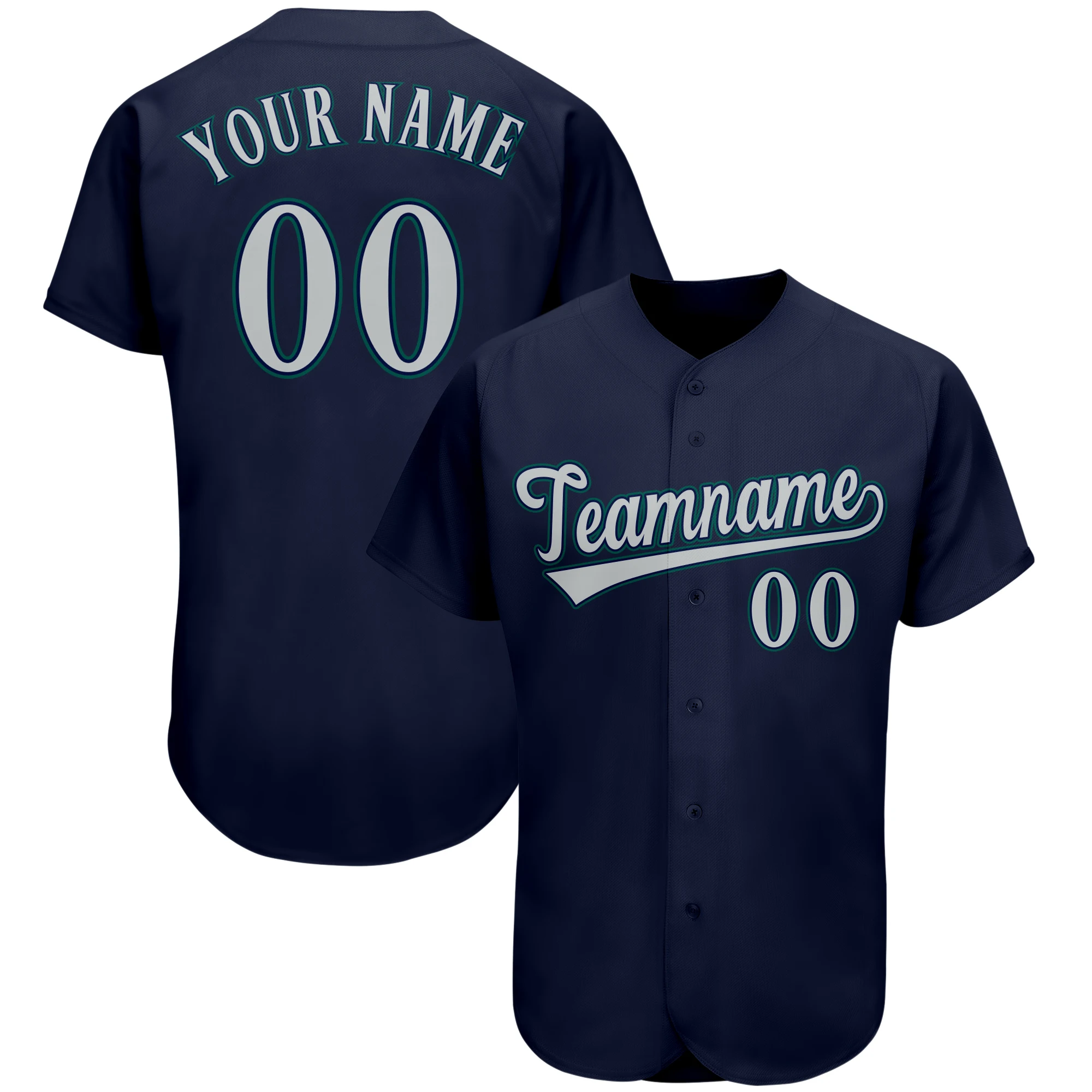 Baseball Jerseys Personalized Baseball Shirt Printed Name Number Outdoor Leisure Sweatshirt for Men/Youth/Women