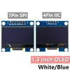 Светодиодный модуль OLED 1,3 дюйма, 1 шт., белый/синий SPI/IIC I2C, цвет связи, 128X64, 1,3 дюйма, OLED ЖК-дисплей, модуль 1,3 дюйма, OLED модуль ► Фото 1/6