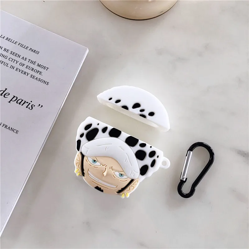 Манга для Apple Airpods чехол защитный чехол Япония Аниме one piece Law чехол для наушников s для Airpods 1 2 Мягкий силиконовый чехол для гарнитуры