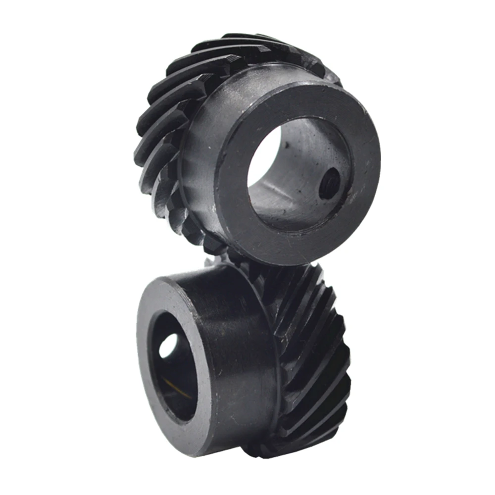 

2PCS 1M 13T 15T 20T 45 degree 90° Helical gear DIY motor Staggered gear 6 8 10 12 14 15mm Bore diameter