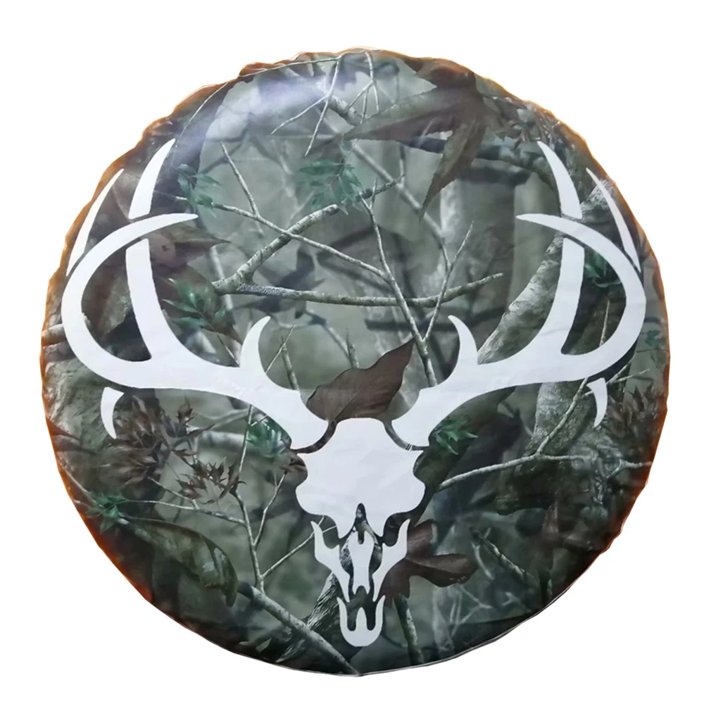 

17" Inch PVC Leather Spare Tire Cover Case Protector Bag Pouch For Jeep Hummer Land Rover Ford Ecosport Skoda Yeti