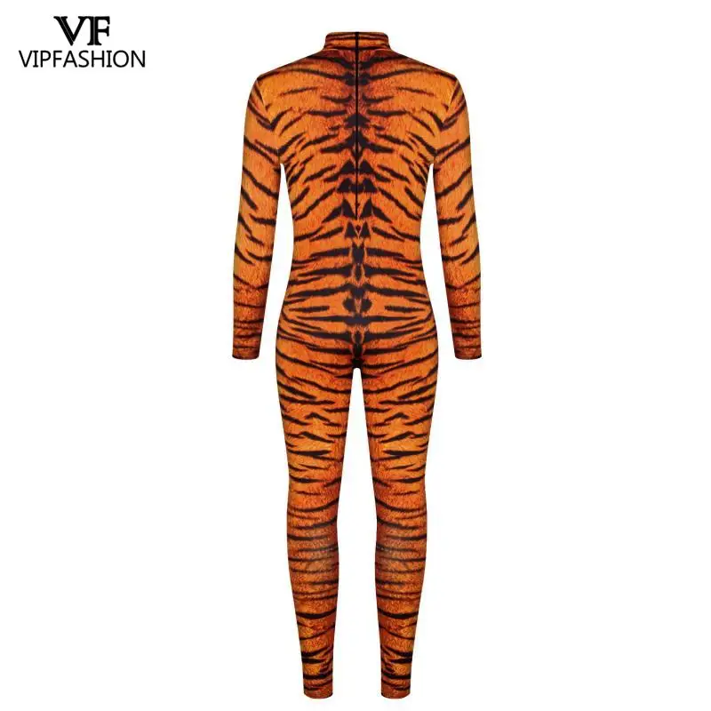 VIP Мода Хэллоуин косплей костюмы для мужчин Леопард 3D печать животное zentai змея мышцы Боди Комбинезоны