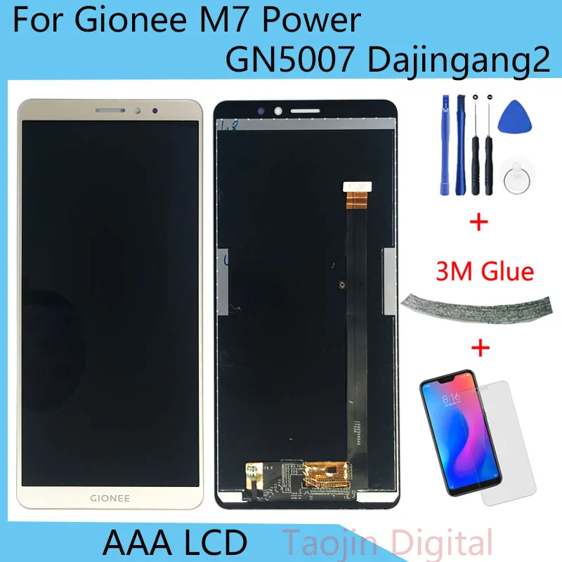 Оригинал 6 0 дюймов для GiONEE M7 Power GN5007/Dajingang 2 ЖК-дисплей + кодирующий преобразователь