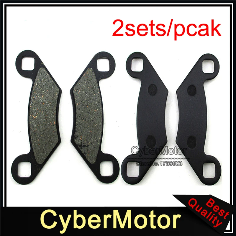 Polaris 850 Sportsman XP Front /& Rear Brake Rotors and Brake Pads 2010-2013