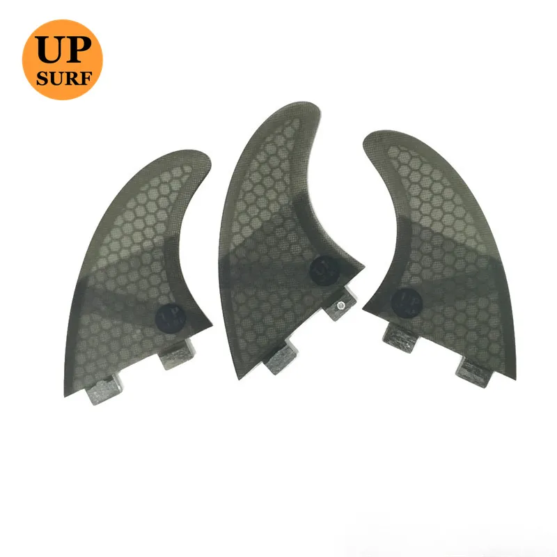 Плавник для серфинга fcs g3/g5 quillas barbatana de плавник honeycomb fiber 3 штуки в комплекте