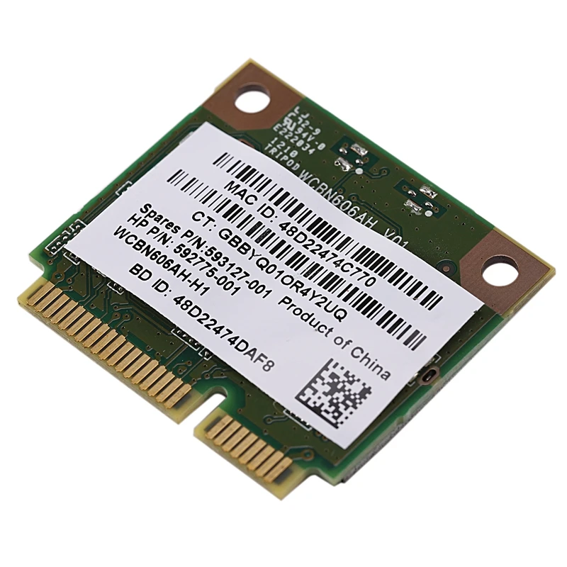 AR9285 AR5B195 150M+ BT3.0 Половина Mini PCI-E Беспроводной карты SPS: 593127-001 592775-001 аккумулятор большой емкости для 430 431 435 436 4530S