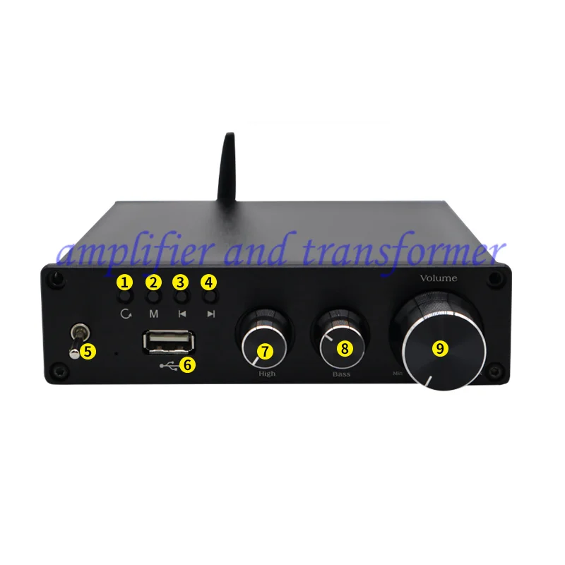 

Bluetooth 5.0 MA12070 ultra-low distortion 80W*2 fever digital power amplifier, the effect is far better than TPA3116