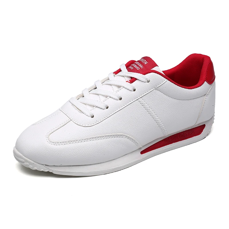 New Fashion Sneakers for Men's Classic Canvas Skateboarding Shoes Ultra Light Women Sports Shoes Zapatillas Hombre Deportiva - Цвет: Красный