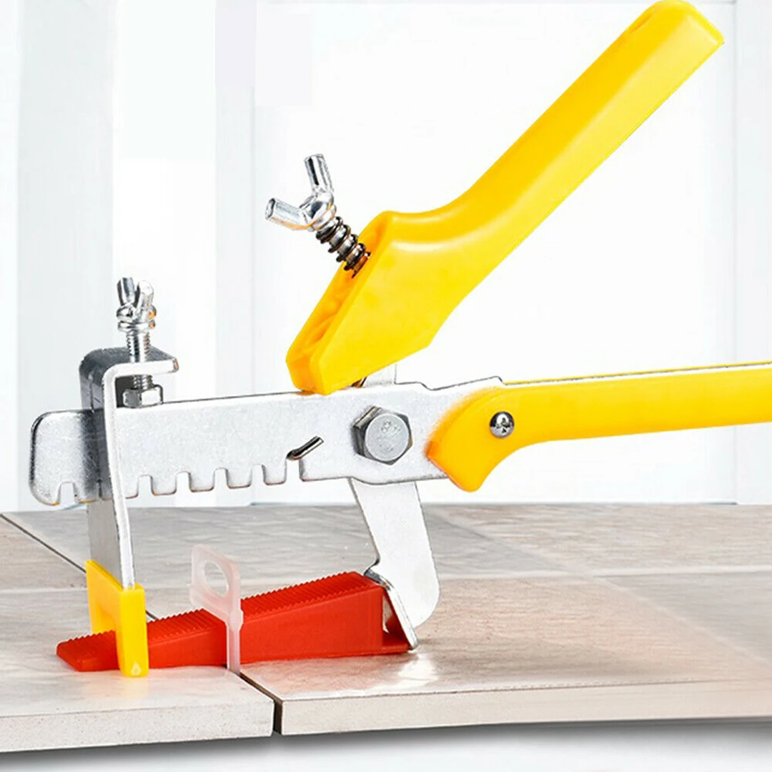 

100pcs Wall Tile Leveling System Leveler With 200pcs Bases With 1pc Clip Spacers Plier Floor Installation Tile Alignment Tools