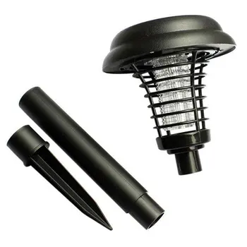 

Solar LED Rechargeable Mosquito Killer lamp Electronic Fly Bug Zapper Insect pest reject UV Trap light Outdoor Garden Lawn lamp