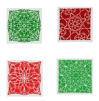 

5pcs Creative frame pvc Layering Stencils for Diy scrapbook coloring,painting stencil,home deco DIY Paper Cards Crafts