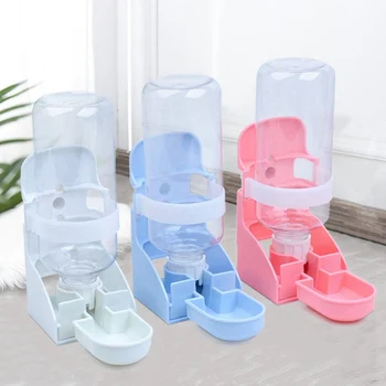 

350ml Pet Drinking Fountain Dog Hanging Water Dispenser Bird Water Drinker Feeder Waterer